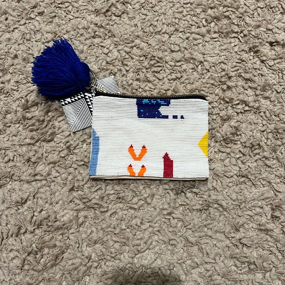 NWT MADEWELL x MESO GOODS SMALL BEADED POUCH